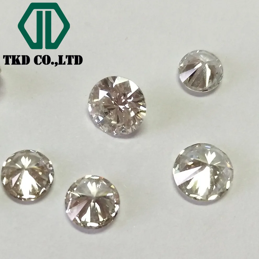 

Polish Large Size White CVD HPHT Synthetic Man made Diamond DEF VVS