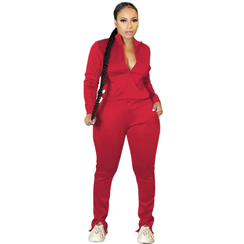 

2021 new arrivals autumn sexy fashion 2 two piece long short pants sweatsuit set tracksuit women clothes clothing