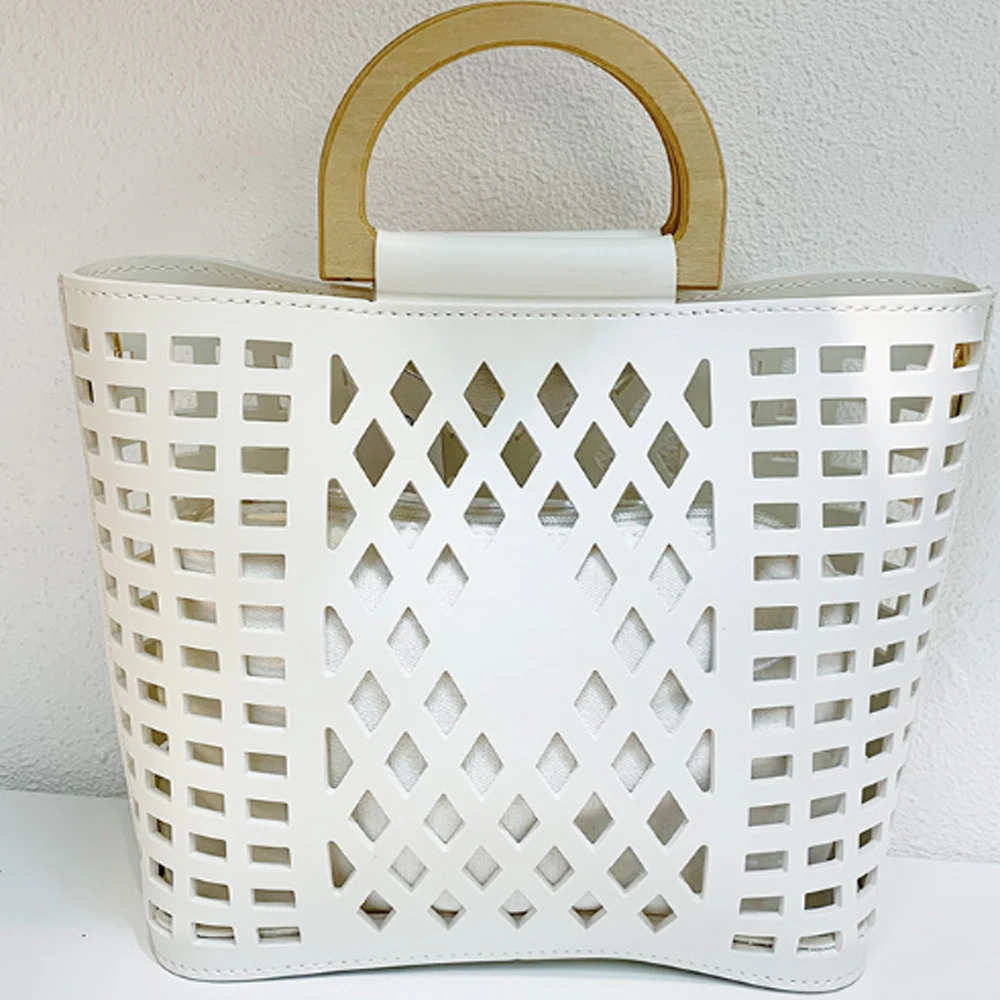 

New Design Women White Handbag Cutout Craft Women Bags Luxury Wholesale Ladies Lesther Bag Designer Bags Women Handbags Lady, Beige,brown,black,white or custom
