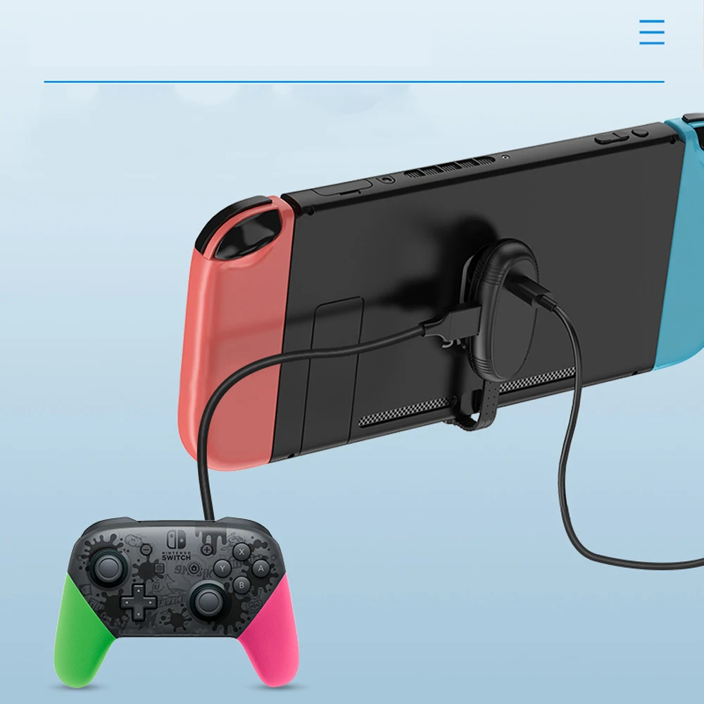 nintendo switch type c adapter