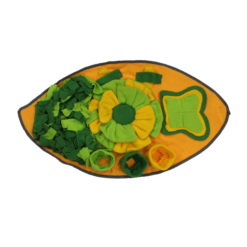 

Amazon pet supplies new koi polar fleece storage slow food puzzle training interactive dog toy snuffle mat