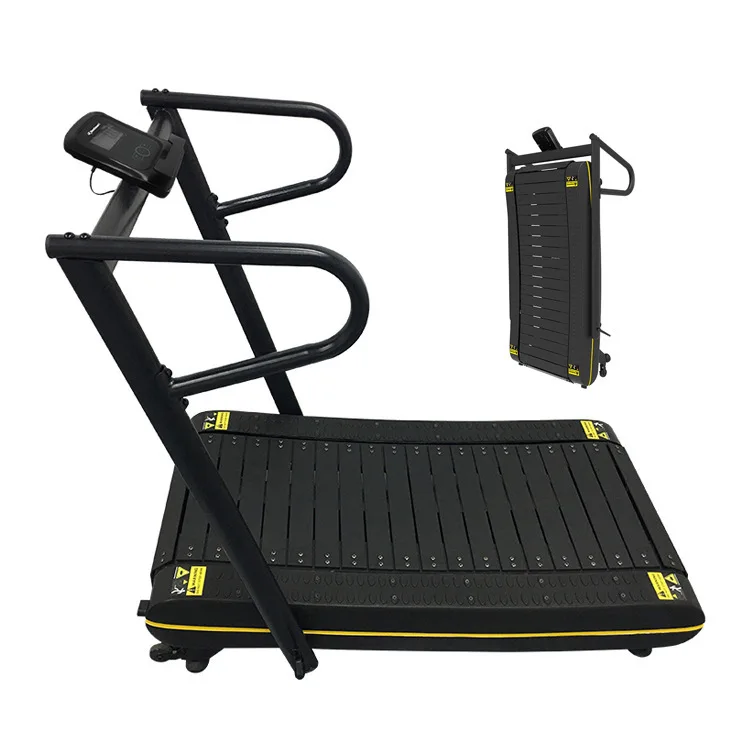 

Skyboard Folding gym fitness motorless speedfit curved runner treadmill