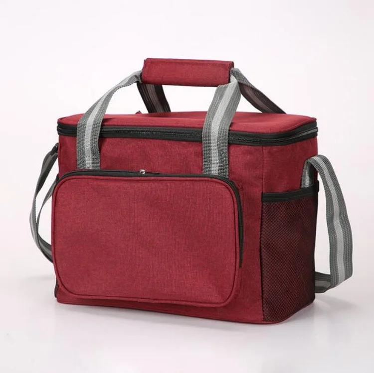 

Travel Portable RPET Cooler Bags Large Capacity Fitness Insulated Thermal Lunch Cooler Tote Bag, Any colors available