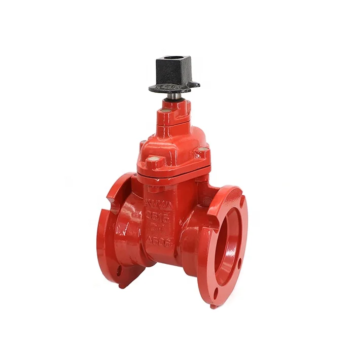 Awwa C509/515 Ductile Cast Iron Mechanical Connection Resilient Gate Valve