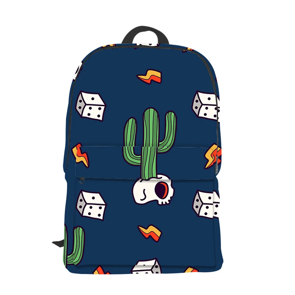

2021custom backpack gym Halloween Skull pattern wholesale new design child school bag backpacking pack for girls boys student