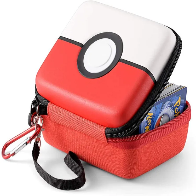 

2022 Amazon Hot Waterproof Pokemon TCG Card Storage Bag Eva Game Carrying Case and Sd Card Hard Storage Box