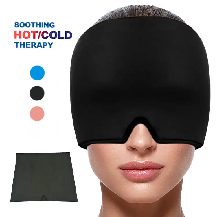 

2022 NEW Gel Ice Headache Migraine Relief Hat Tension Headache Stress Relief Cold Hot Therapy Headache Hat