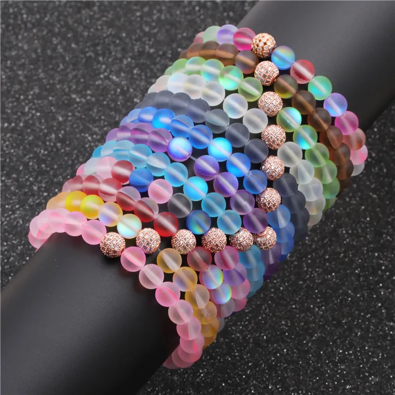 

Hot selling 8mm unique jewelry findings natural stone string jewelry findings of beads bracelet charms bracelet, Picture