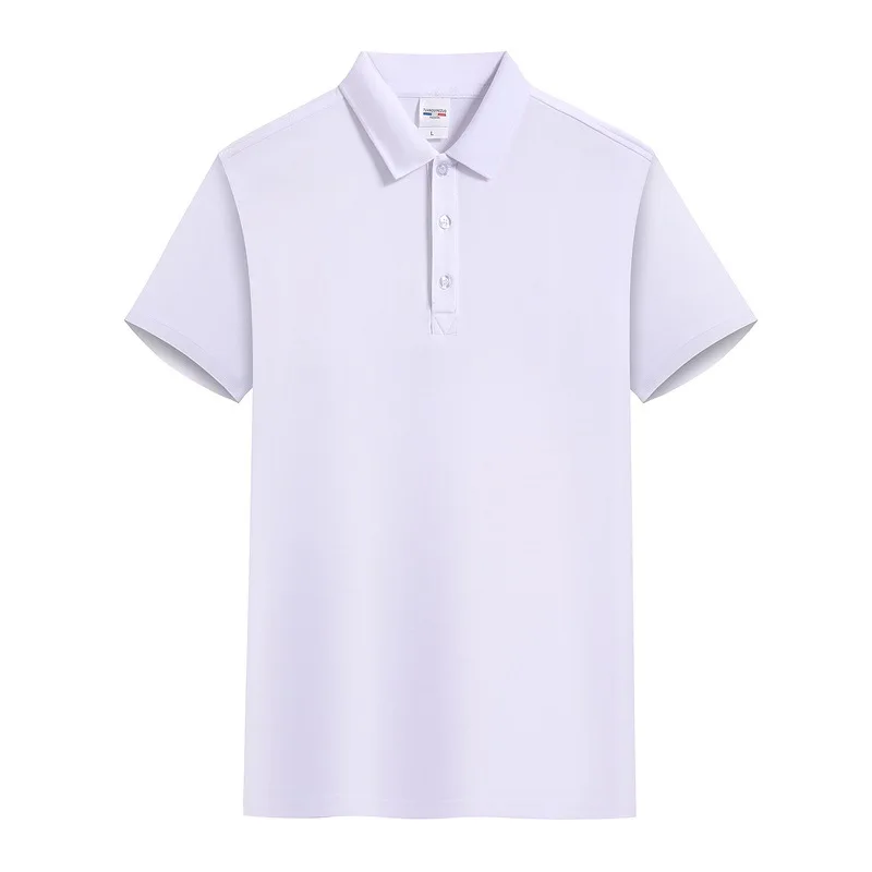 

100% Cotton Hottest Classic Printed Word Logo Summer POLO Shirt Custom Work Clothes T-Shirt Tooling Men Short-Sleeved DIY Logo