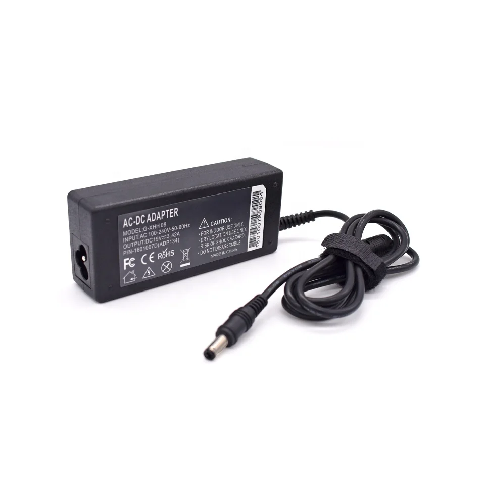 

19V3.42A 5525 Ac dc laptop internal power supply for toshiba power cord