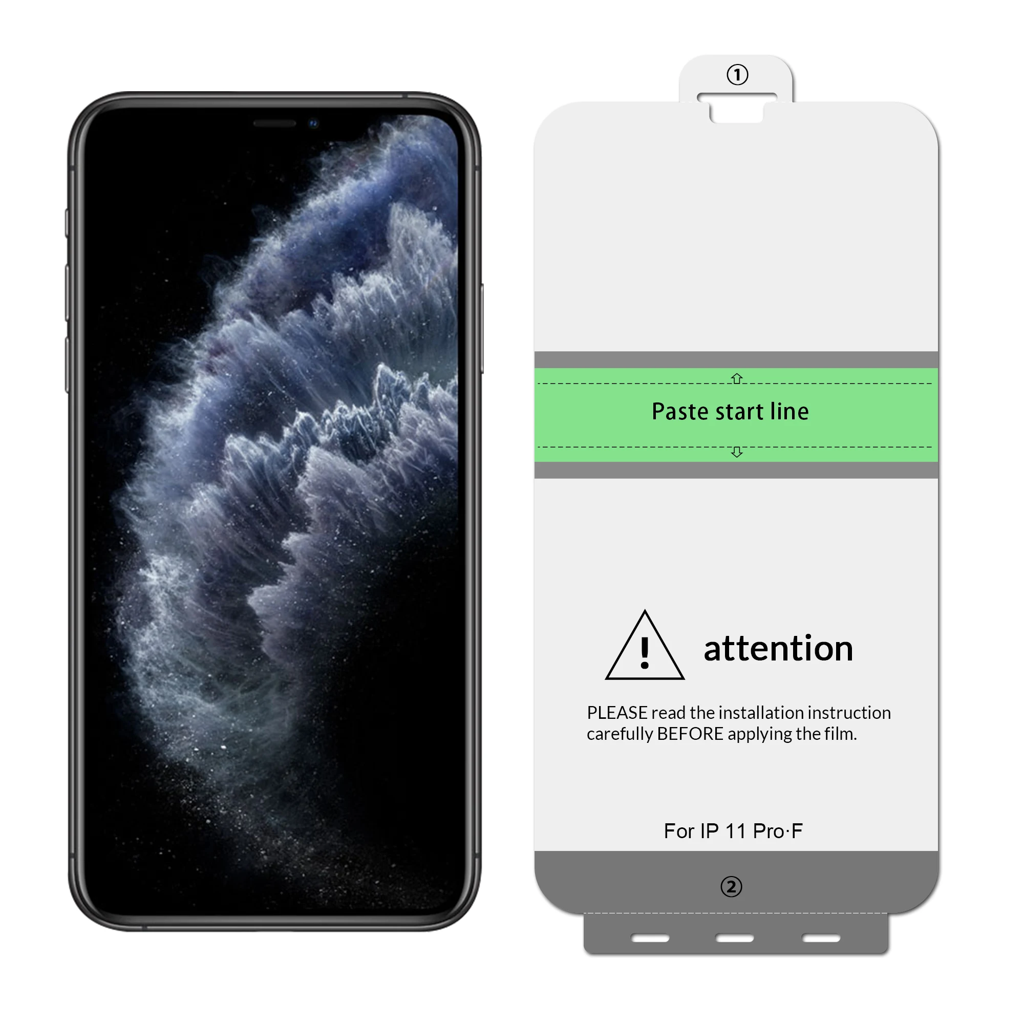 

3D Covered Soft PET&TPU Hydrogel Film Screen Protector for iPhone 11 Pro xs xr xs max PET