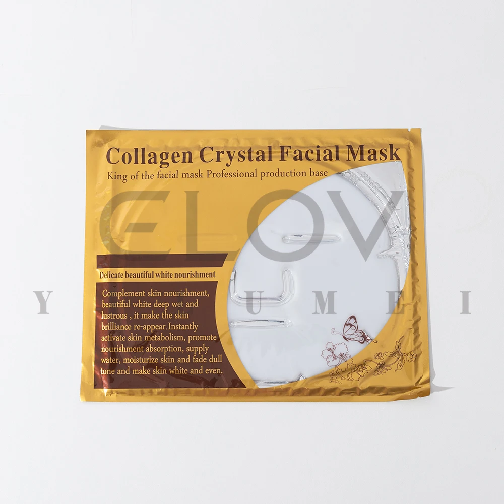 

Oem private label skin care beauty cosmetics gold mask face 24k hydro jelly mask collagen crystal facial face mask