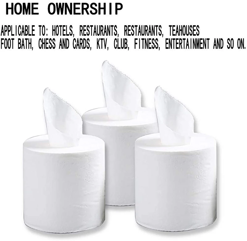 12 Rolls Toilet Paper Bulk Bath Tissue Bathroom White Soft 4 Ply 80g Roll UK 