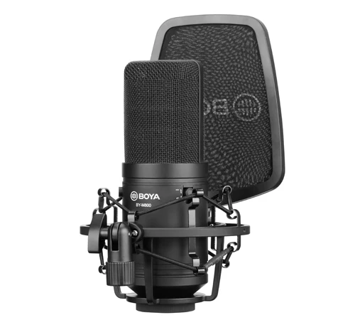 

BOYA BY-M800 Large Diaphragm Condenser Microphone for home studio recordings singer voiceover artists