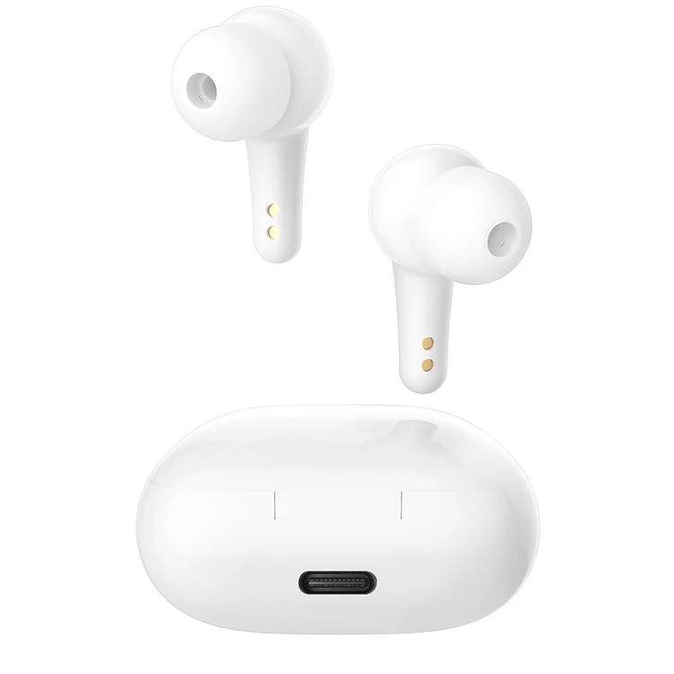 

Hot selling design electronics J6 mini earphone earbuds headphone wireless tws in ear earbuds with charging case, White/black