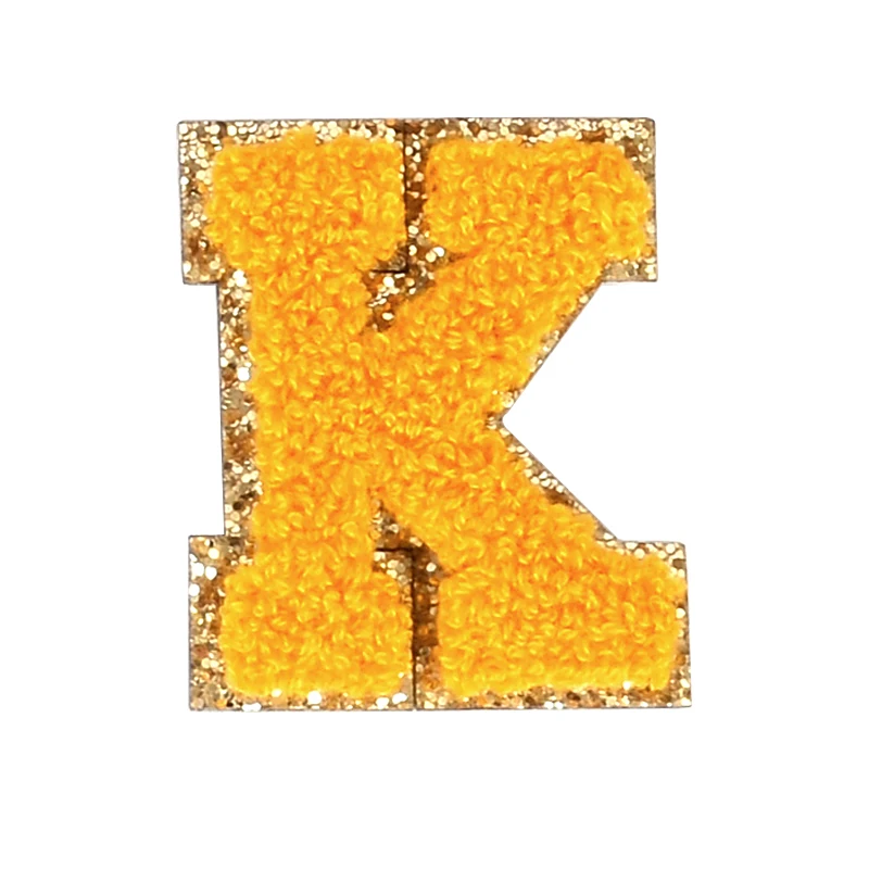 

Self Adhesive Multi Color Chenille Letter DIY Gift Clothing Bag Patches Custom Embroidery Patches, Pink, white, blue, mint, purple, neon pink, neon orange, yellow,black