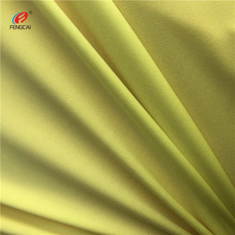 Swimming polyester lycra fabric shiny spandex