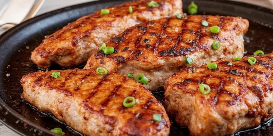 Tandoori-style marinated pork skewers