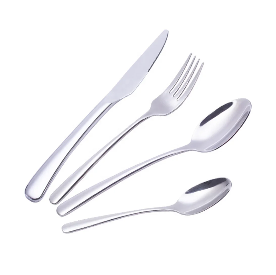 

4-Piece Silverware Cutlery Flatware Set , Stainless Steel Tableware Eating Utensils