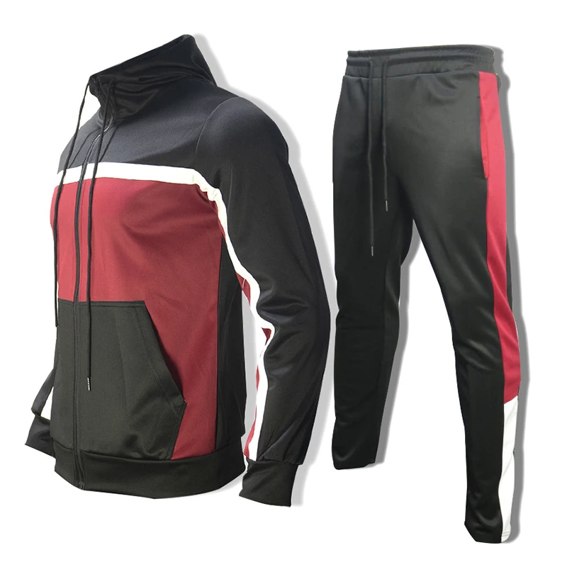 

Chinjane Wholesale Training Suits Custom Sport Wear Tracksuit Gym Jogging Blank Polyester Track Suits Custom Sport Sweatsuits