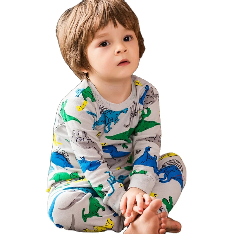 

wholesale fashion printed Kids pajamas set boys sleepwear, Picture