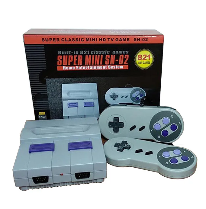 

Hot Selling 8 Bit Super Classic Mini Hd Game Consola Retro Built In 821 Games HD Adult Games Player China Factory Price, Grey