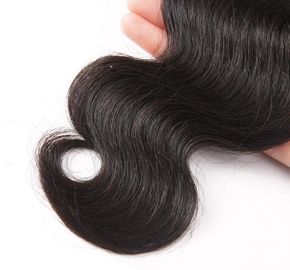 

Human toupee hair order online virgin hair cheap Body wave Hair Bundles, Natural colors