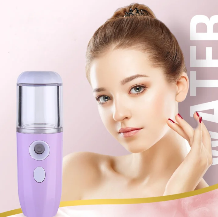 

2021 beauty skin care mini spray electric water fine facial nano mist sprayer, As pics