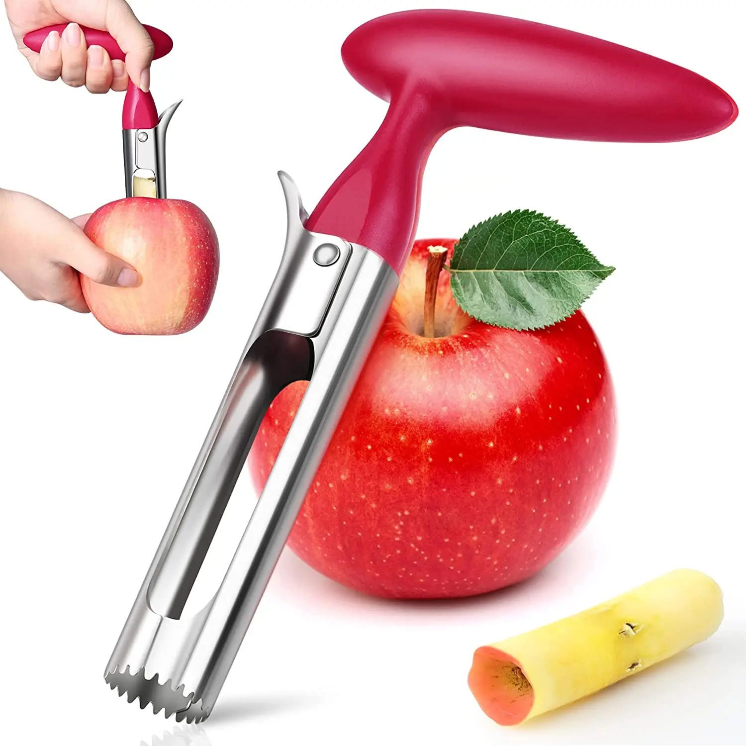 

2022 Tabletex Apple Corer, Durable Apple Pears Core Remover Tool Stainless Steel Blade Kitchen Gadgets Fruit Corer