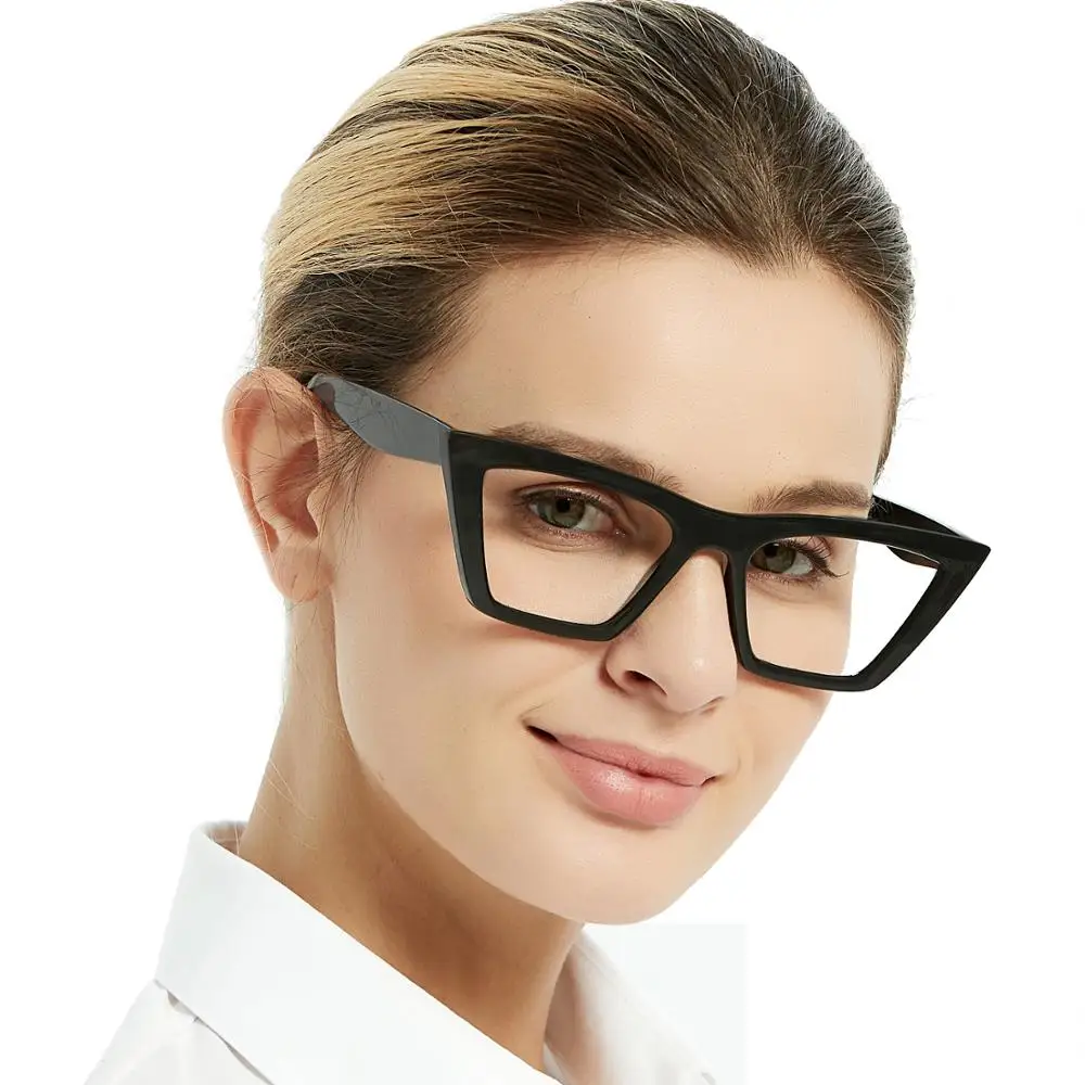 

high quality fancy promotion handmade woman PC optical frame eyeglasses wholesale glasses, 3 colors