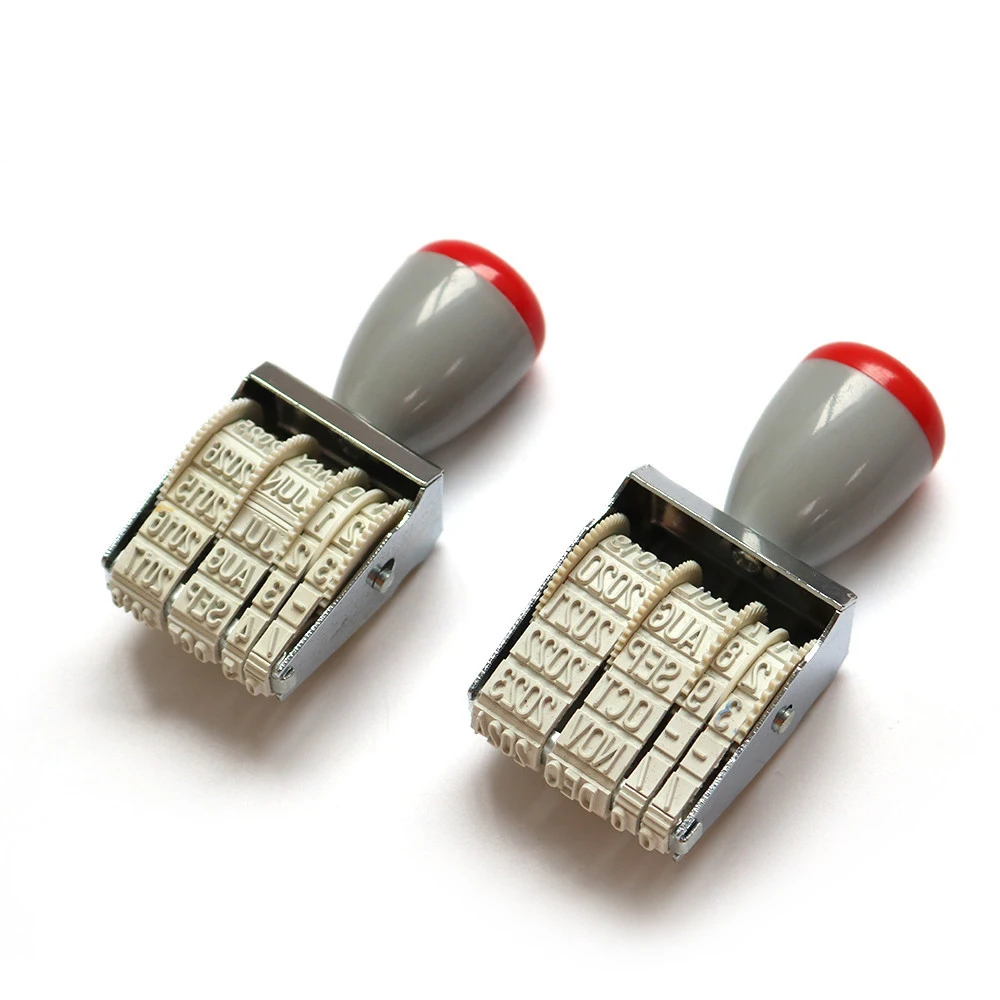 Custom Rubber Roller Stamp Self Inking Date Seal Roll Stamp Rq0108