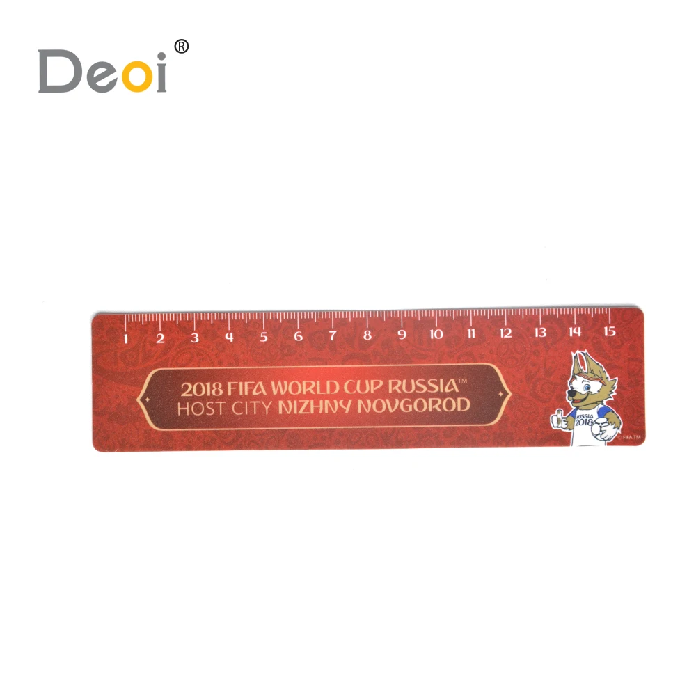 
Custom Print 15cm plastic scale ruler 
