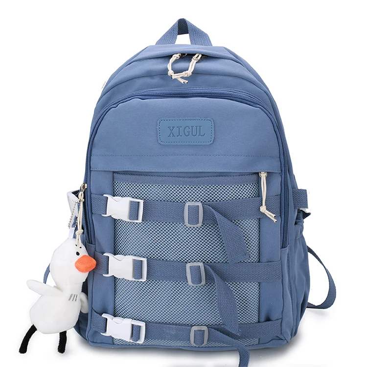 

SCB028 2021 New arrivals polyester unisex versatile schoolbag wholesale boys school backpack bag