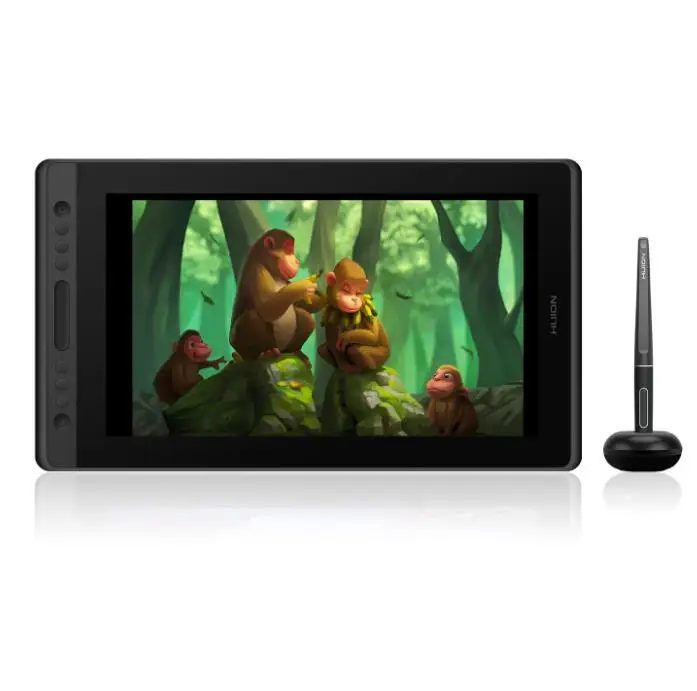 15.6-Inch HUION KAMVAS Pro 16 touch bar Battery-Free Tilt Drawing graphic design pen display tablet monitor
