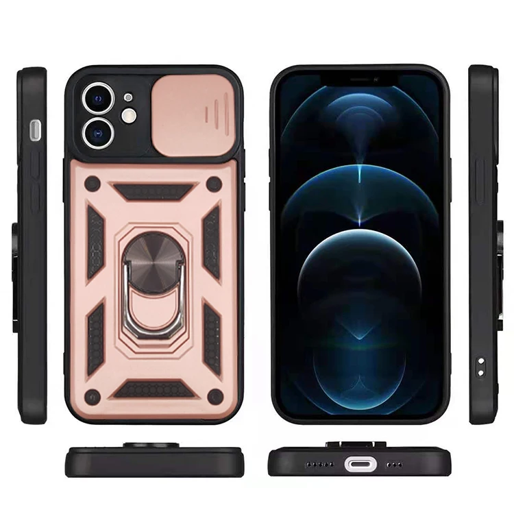 

For Samsung Galaxy S21 Plus Case Magnetic Ring Holder Military Armor Shockproof Phone Case for Samsung A12 A21 A71 S20 FE S10, Black, silver, gray, blue, green, gold, pink, red