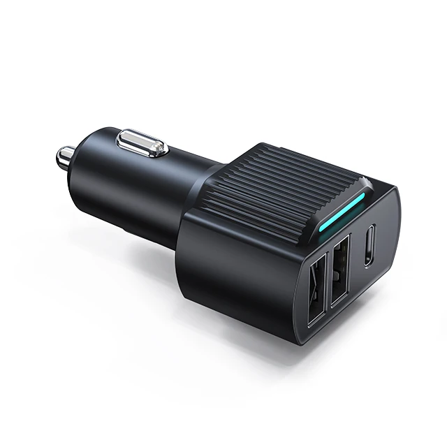 

Drop Shipping 99.5W Fast Dual USB Car Charger Portable Mobile Phone Charger Adapter Cell Phone Car Charger