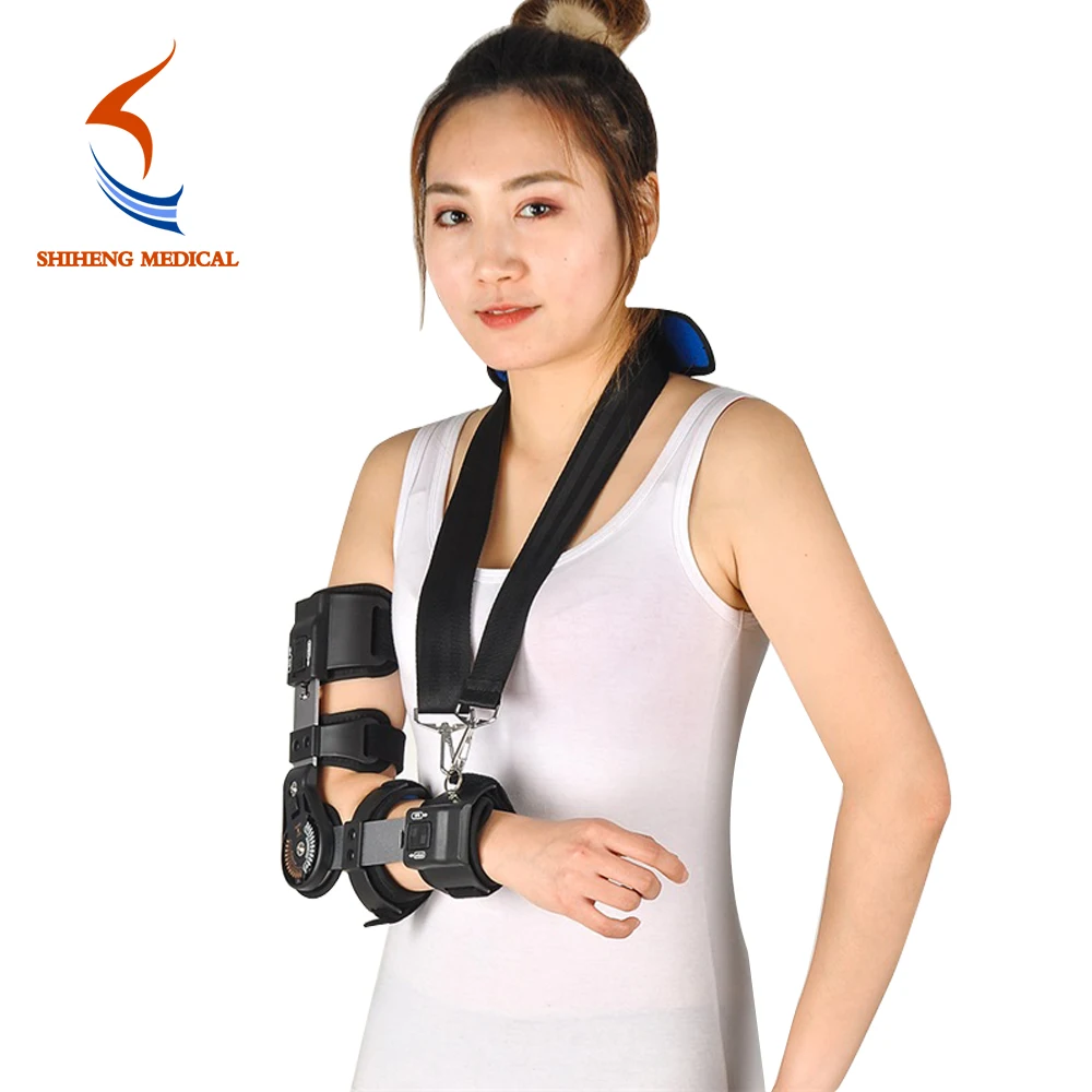 

Medic Arthritis Elbow Brace Orthopedic Hinge Elbow Arm Support Brace, Black