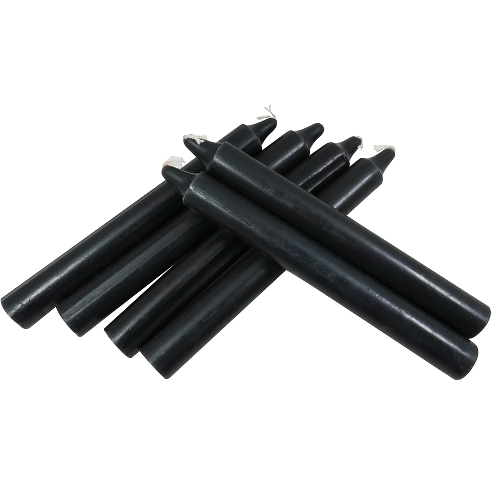 
Wholesale cheap velas custom paraffin candle wax dubai black candle 
