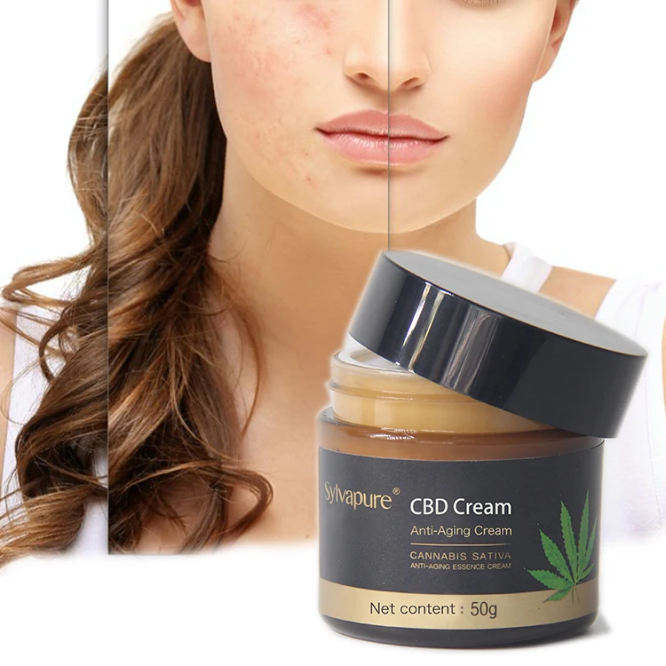 

Wholesale Natural Organic Hemp Extract Repairing Whitening Lifting Face Cream for Anti Acne