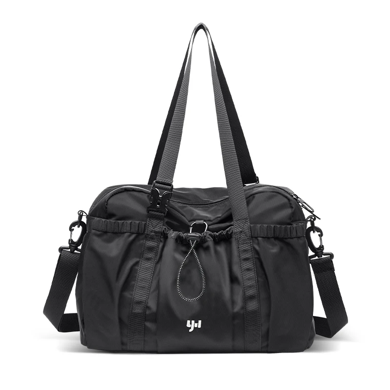 Drawstring Messenger Bag for Men School Polyester Crossbody Bag Waterproof Anti-theft Men's Travel Tote Shoulder Bags Outdoor