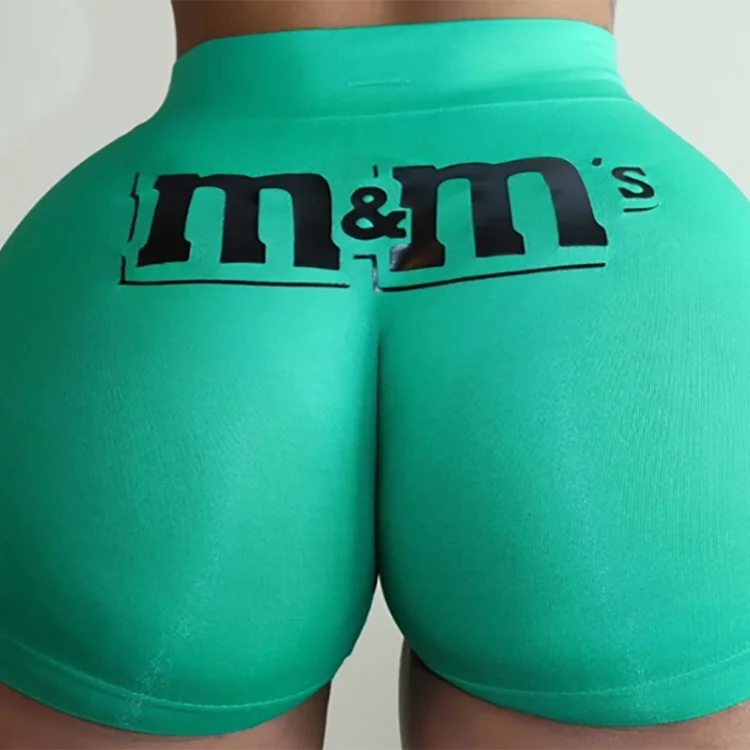 

2020 hot selling summer custom high waist shorts for women, Customized colors