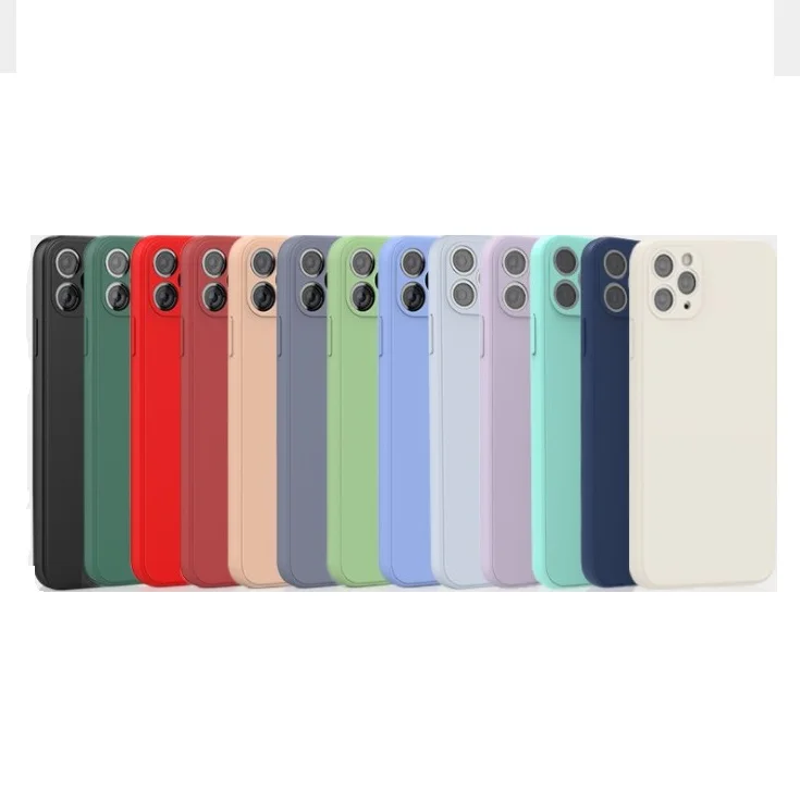 

Cheap Custom Rubber Soft Original Liquid Silicon phone case, 14 colors available,customized