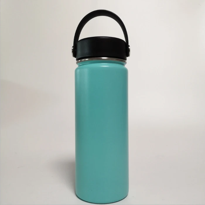 

18 oz Vacuum Flask Portable Insulated Stainless Steel Sports Water Bottle With Lid