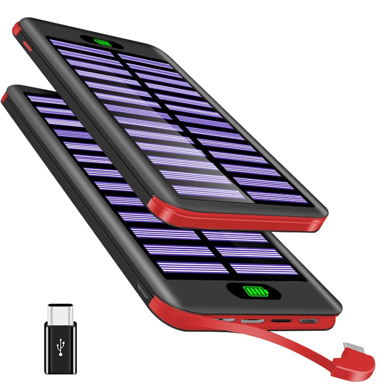 

Portable Electronics Mobile Power Bank Laptop Cell Phone 16000Mah Powerbank Solar