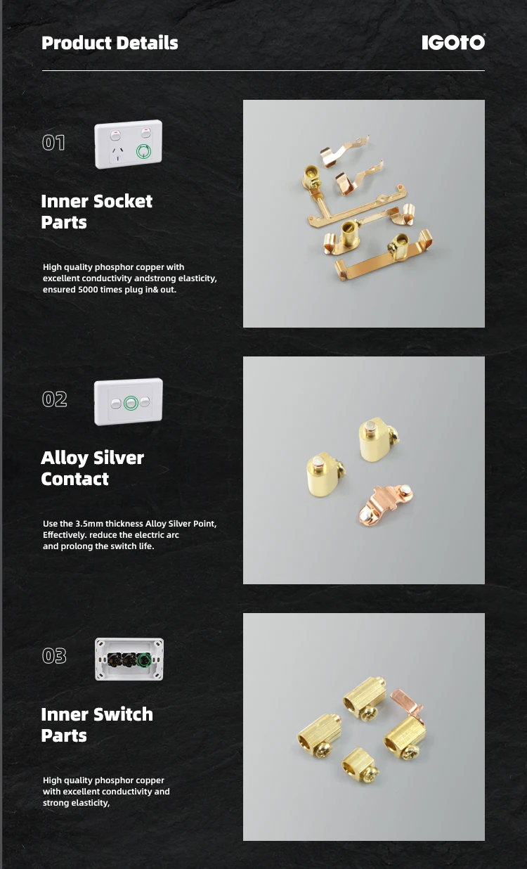 Saa Australia 2 Gang Double Pole Caravan Wall Switch Manufacturer Factory Buy Caravan Wall