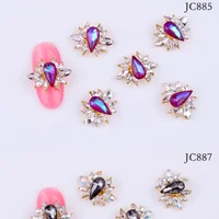 

Long-Chain Zircon Nail Jewelry, Nail Art Accessories, DIY Rhinestones Nail Sticker,