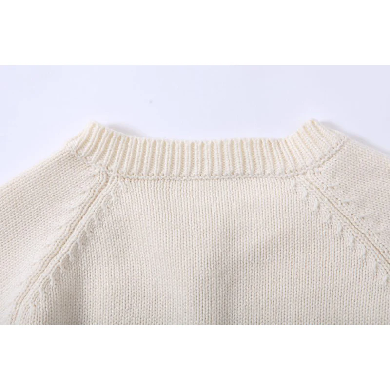 
Baby girls knitted cotton cardigan outfit 