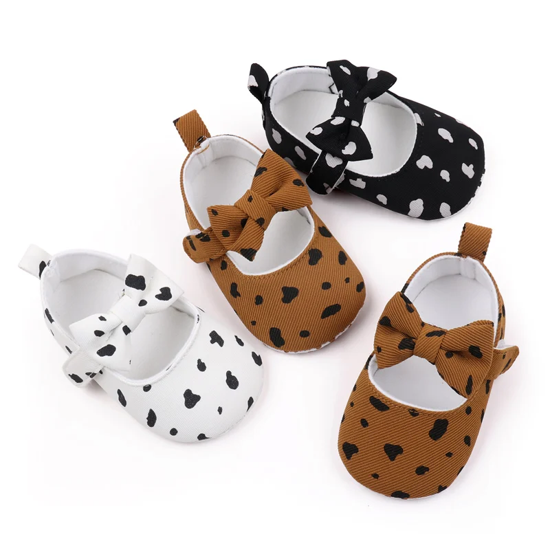 

Little Princess First Walking Girls Shoes Leopard Design Baby Girls Shoes 2024
