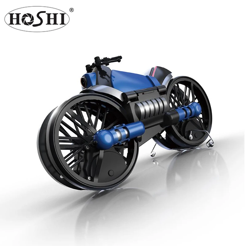 

HOSHI RC 2 In 1 Motorcycle Drone Camera Remote Control Quadcopter Toy 2.4GHz Foldable Deformed Racing Motorcycle Amazon Hot Sell, Black