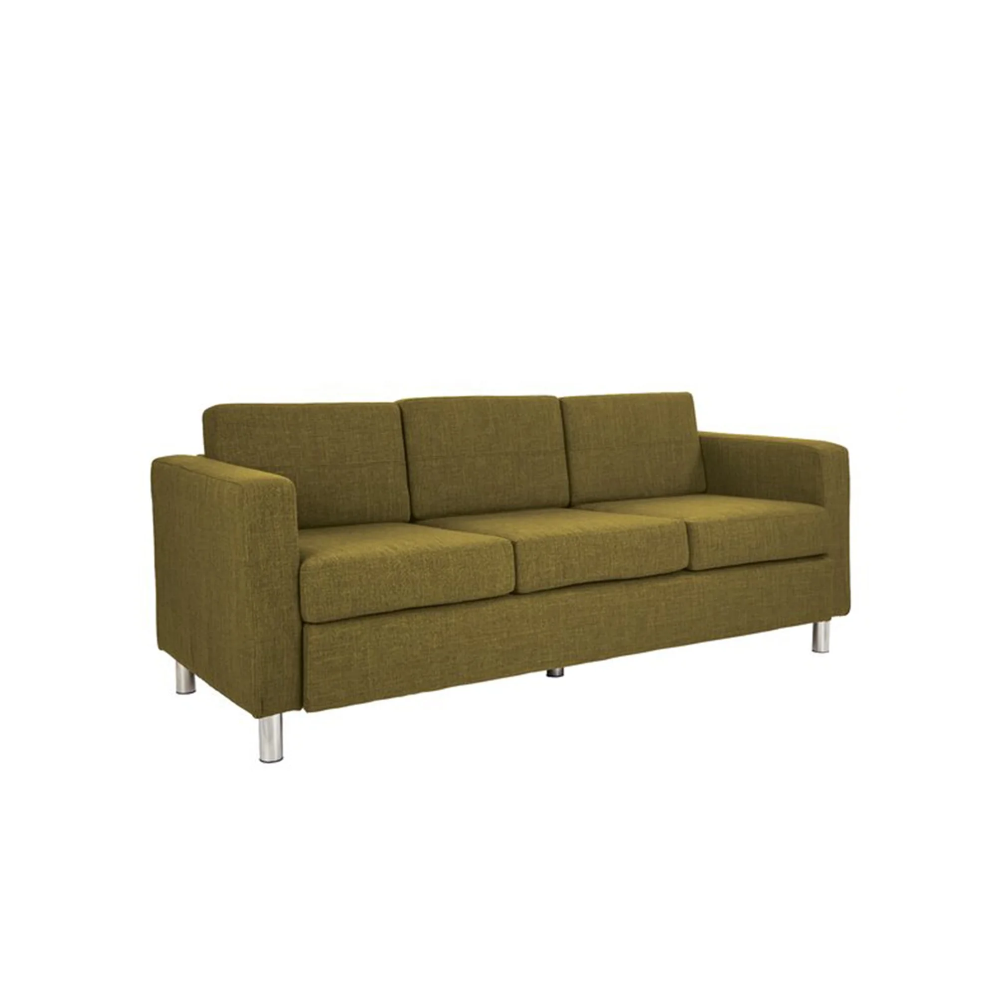 American Atmosphere Commercial Grade Office Furniture Sofa Pu Fabric 3 Seat Salon Muebles De